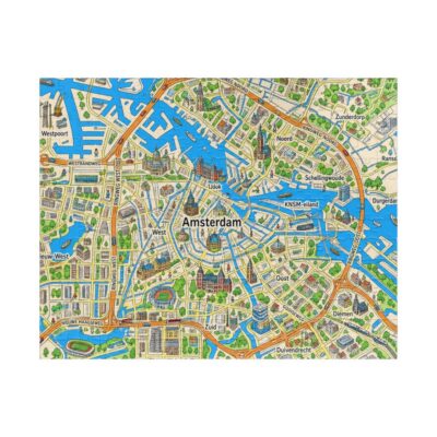 Amsterdam — Map Puzzle