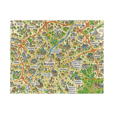 Brussels — Map Puzzle