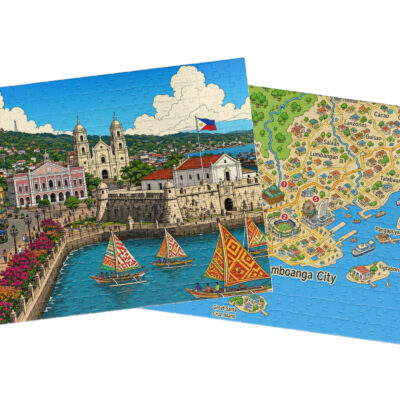 Zamboanga City — City + Map Puzzle Set