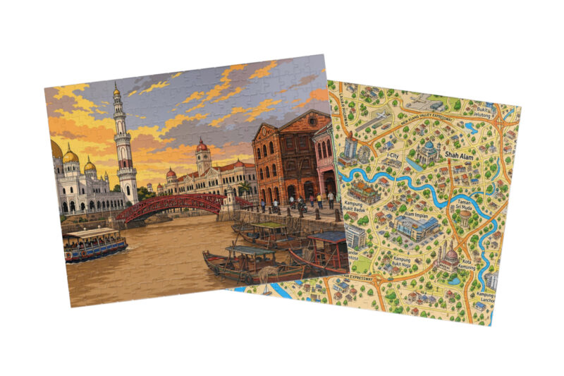Klang — City + Map Puzzle Set
