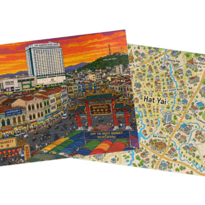 Hat Yai — City + Map Puzzle Set