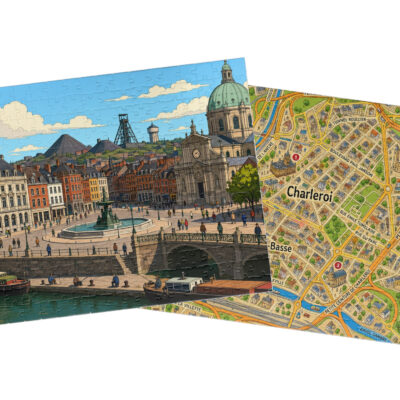 Charleroi — City + Map Puzzle Set