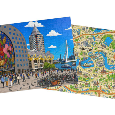 Rotterdam — City + Map Puzzle Set
