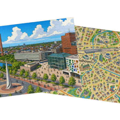 Eindhoven — City + Map Puzzle Set