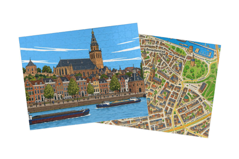 Nijmegen — City + Map Puzzle Set