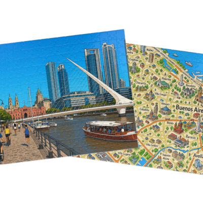 Buenos Aires — City + Map Puzzle Set