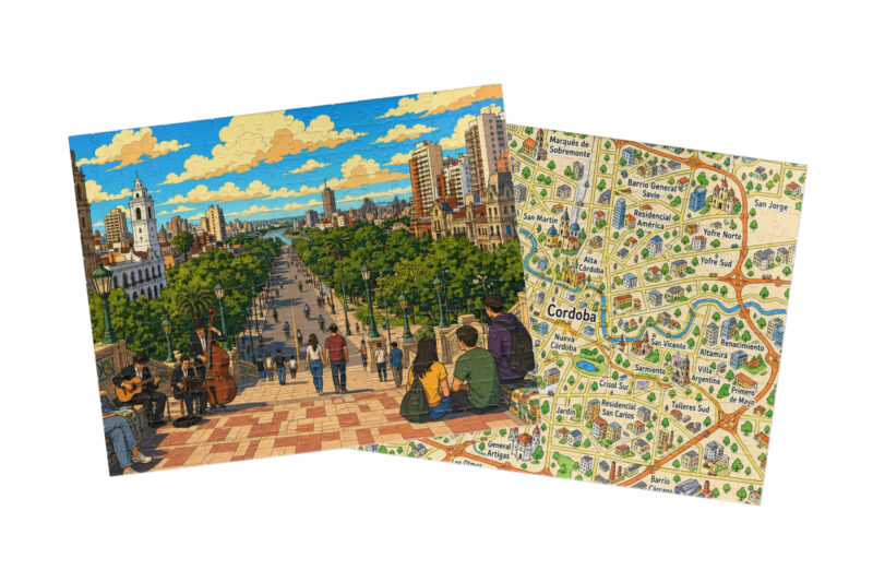 Córdoba — City + Map Puzzle Set