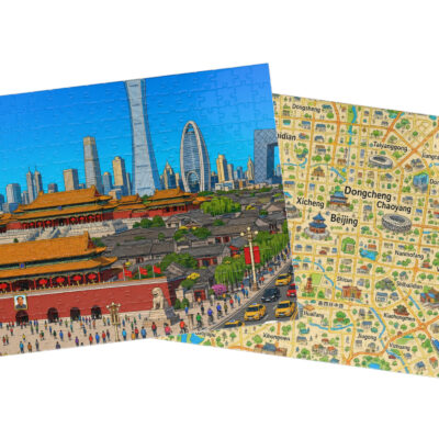 Beijing — City + Map Puzzle Set