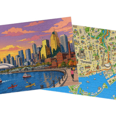 Toronto — City + Map Puzzle Set