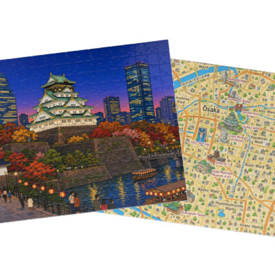 Ōsaka — City + Map Puzzle Set