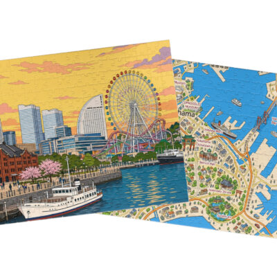 Yokohama — City + Map Puzzle Set