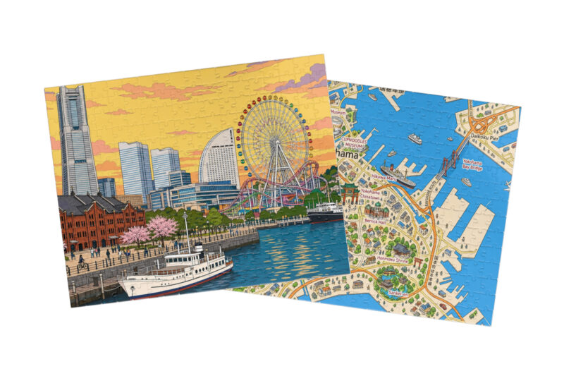 Yokohama — City + Map Puzzle Set