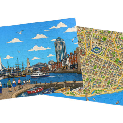 Portsmouth — City + Map Puzzle Set