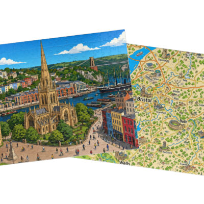 Bristol — City + Map Puzzle Set