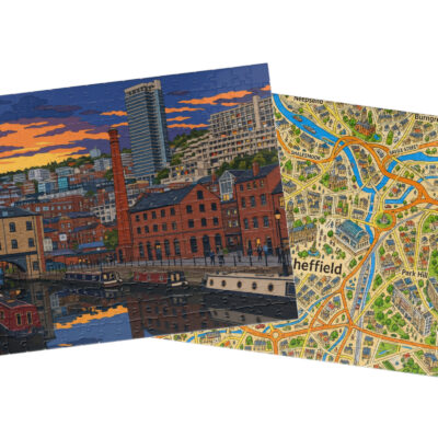Sheffield — City + Map Puzzle Set