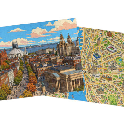 Liverpool — City + Map Puzzle Set