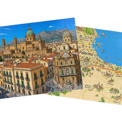 Palermo — City + Map Puzzle Set