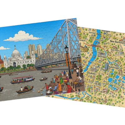 Kolkāta — City + Map Puzzle Set
