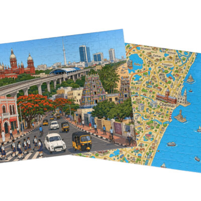 Chennai — City + Map Puzzle Set