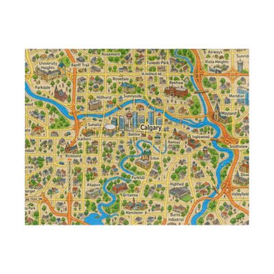 Calgary — Map Puzzle