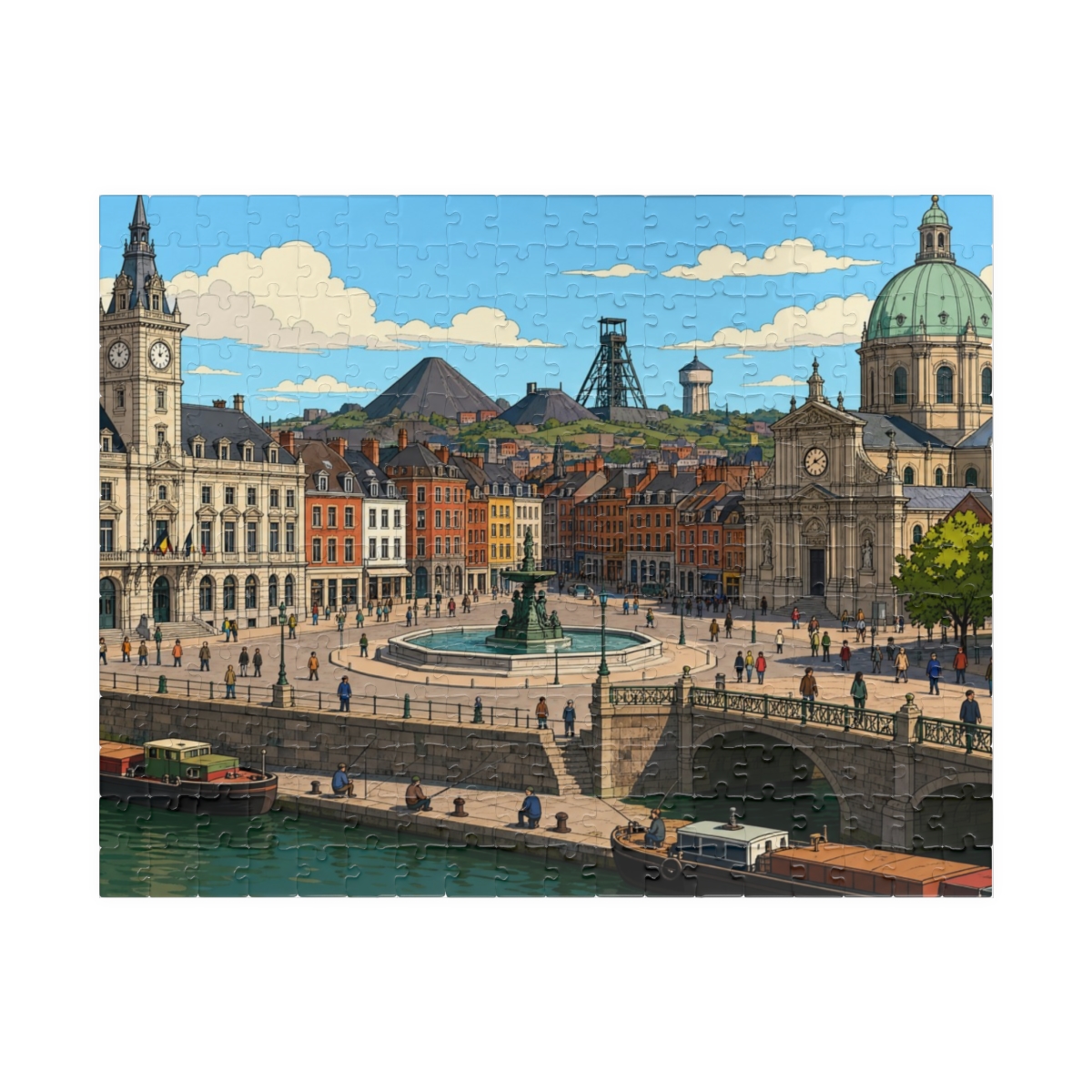 Charleroi city puzzle