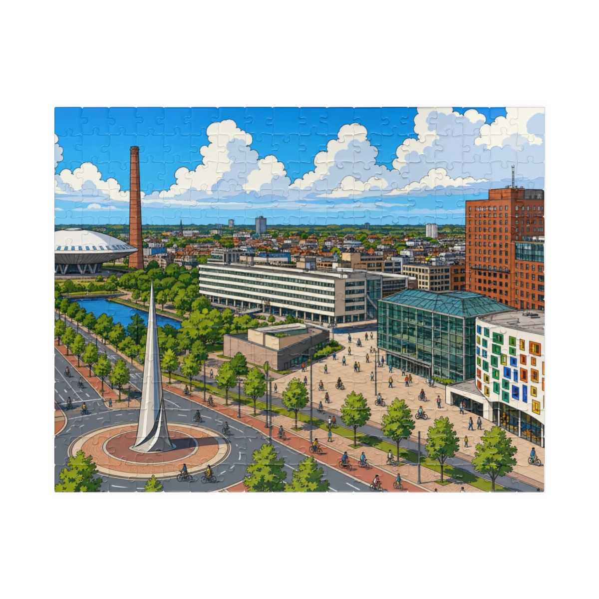 Eindhoven city puzzle