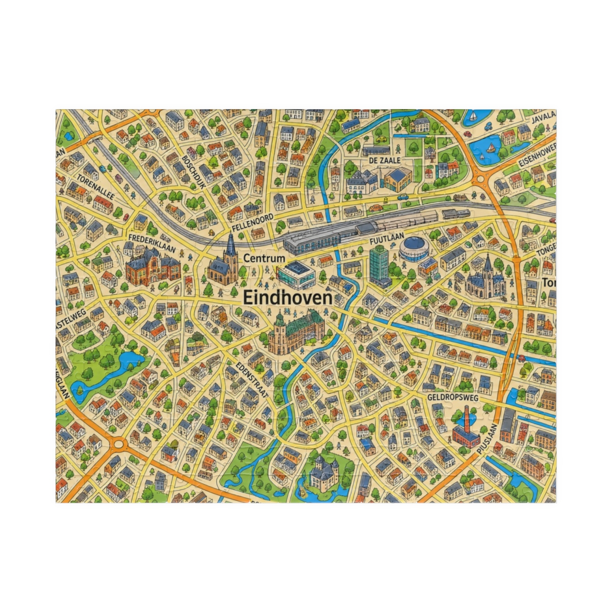 Eindhoven map puzzle