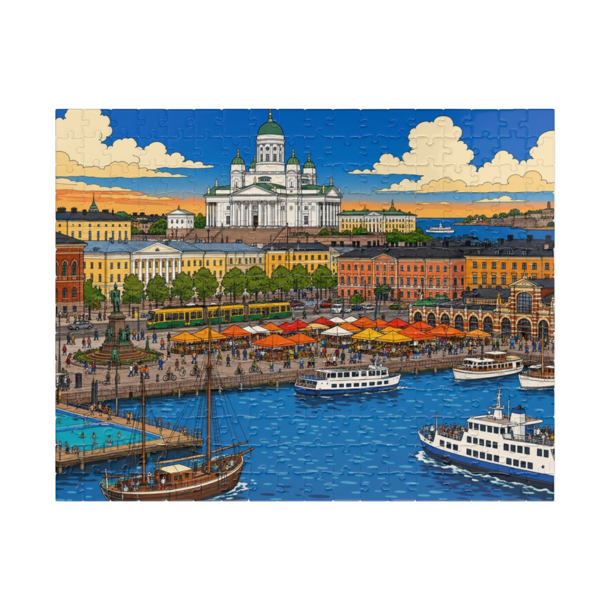 Helsinki city puzzle