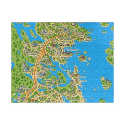 Kuopio — Map Puzzle