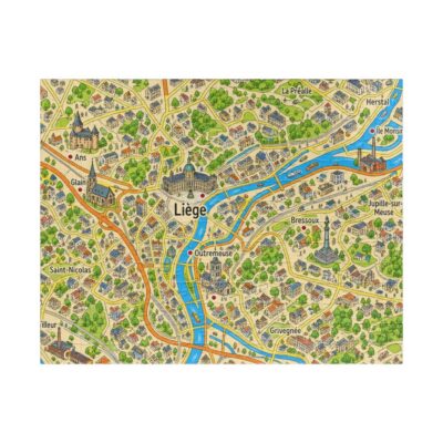 Liège — Map Puzzle