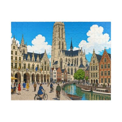 Mechelen — City + Map Puzzle Set