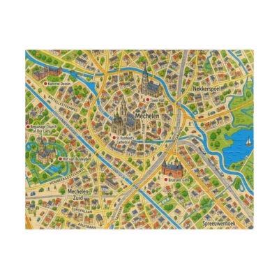 Mechelen — Map Puzzle