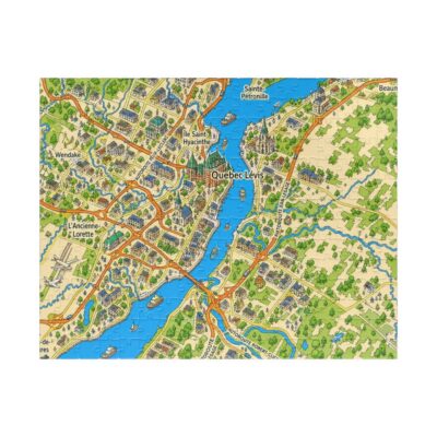 Quebec City — Map Puzzle