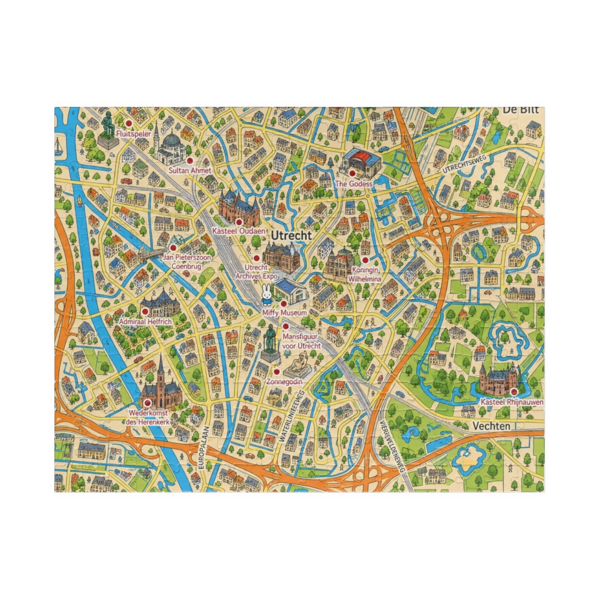 Utrecht map puzzle
