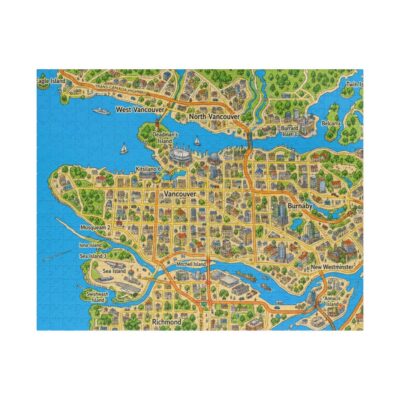 Vancouver — Map Puzzle