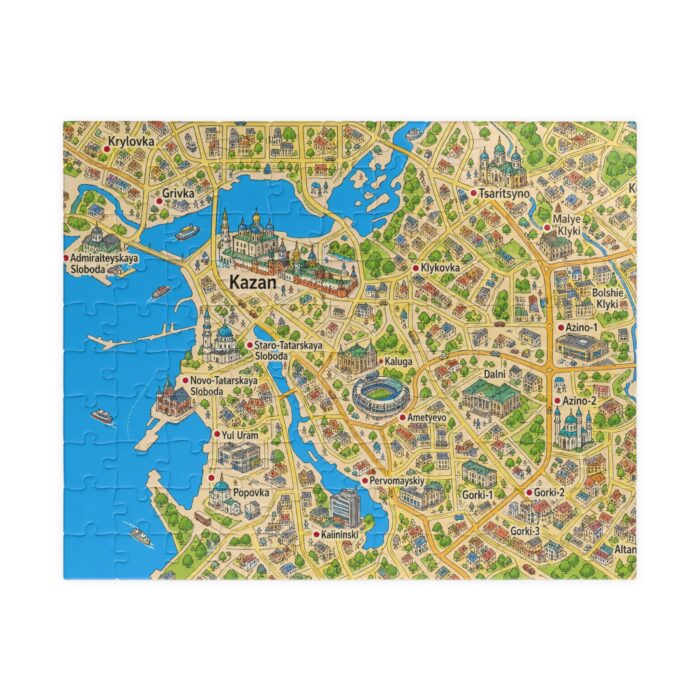 Kazan City - Map Puzzle