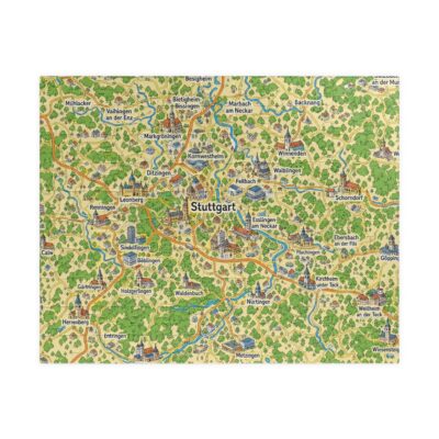 Stuttgart — Map Puzzle