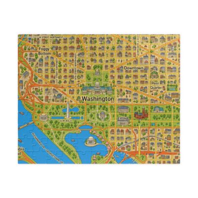 Washington D.C. — Map Puzzle