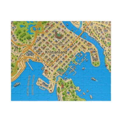 Kristiansand — Map Puzzle