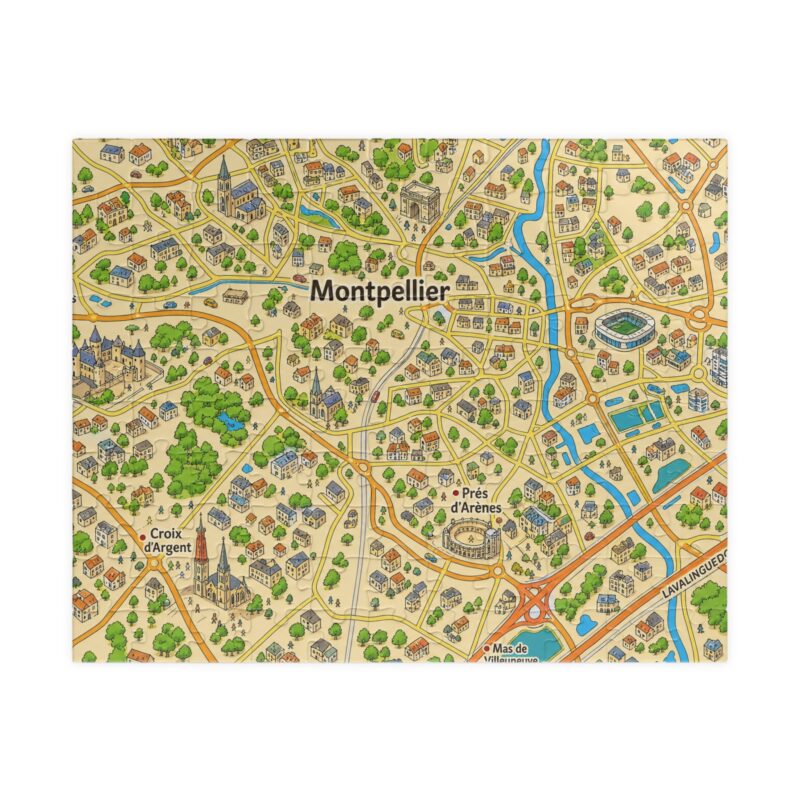 Montpellier — Map Puzzle