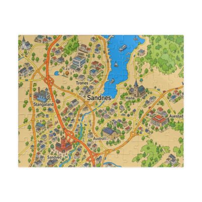 Sandnes Map Puzzle