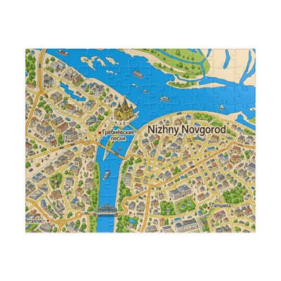 Nizhniy Novgorod — Map Puzzle