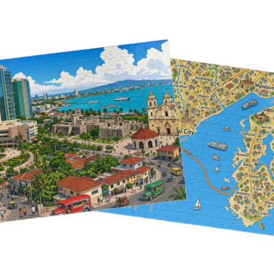 Cebu City — City + Map Puzzle Set