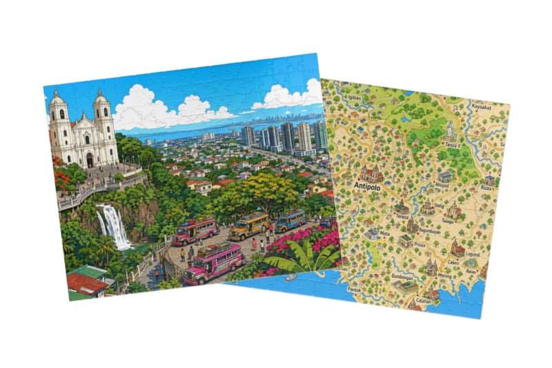 Antipolo — City + Map Puzzle Set