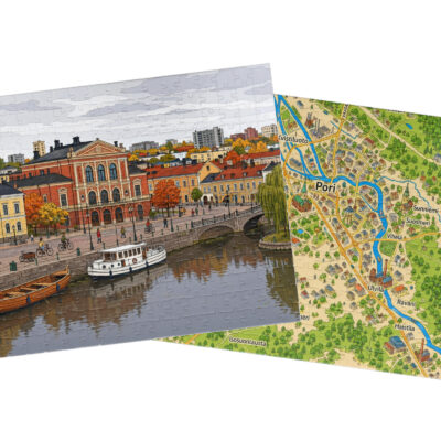 Pori — City + Map Puzzle Set