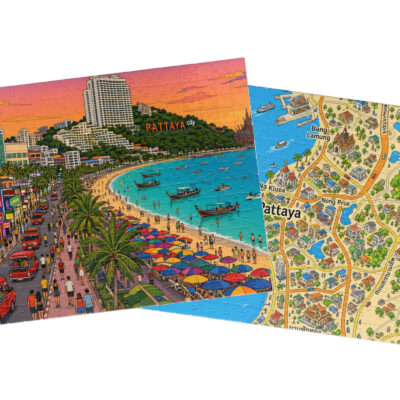 Phatthaya — City + Map Puzzle Set