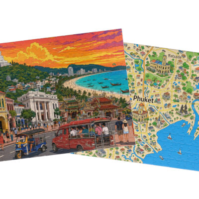 Phuket — City + Map Puzzle Set