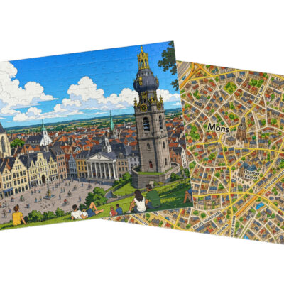 Mons — City + Map Puzzle Set