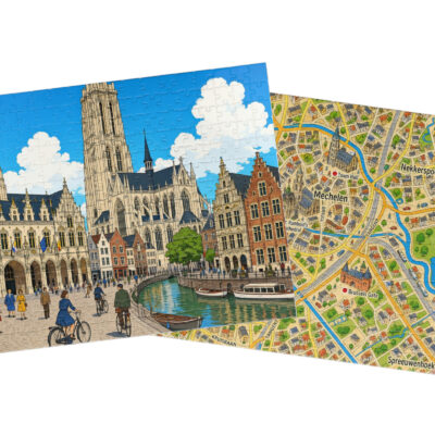 Mechelen — City + Map Puzzle Set