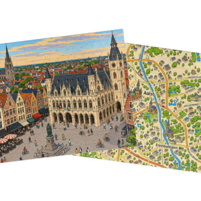 Aalst — City + Map Puzzle Set
